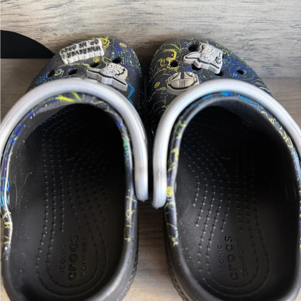 STAR WARS Crocs Clogs Toddler Size C7 Black